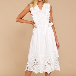 White Lace Midi